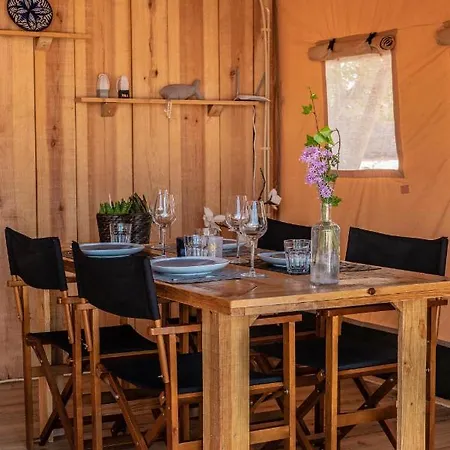 Safari Tent With Private Pool In Albufeira