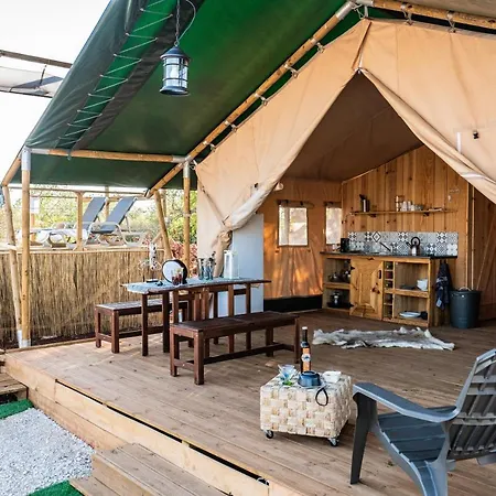 Safari Tent With Private Pool In Albufeira بيت للعطل باديرن